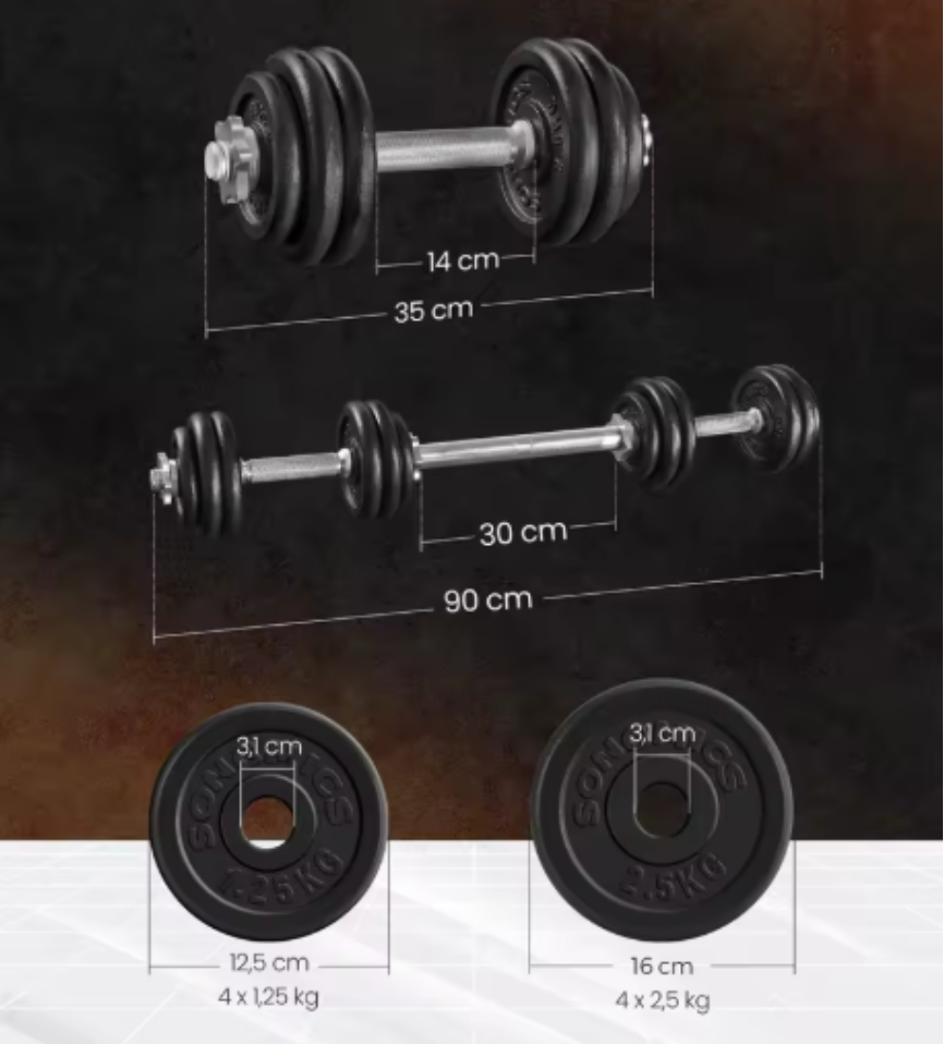 Alles in één halterset voor thuis